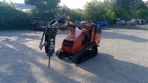 skid steer with tiller rental|skid steer breaker attachment rental.